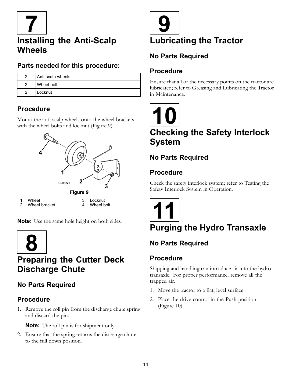 8 preparing the cutter deck discharge, Chute | Hayter Mowers RT380H User Manual | Page 14 / 52