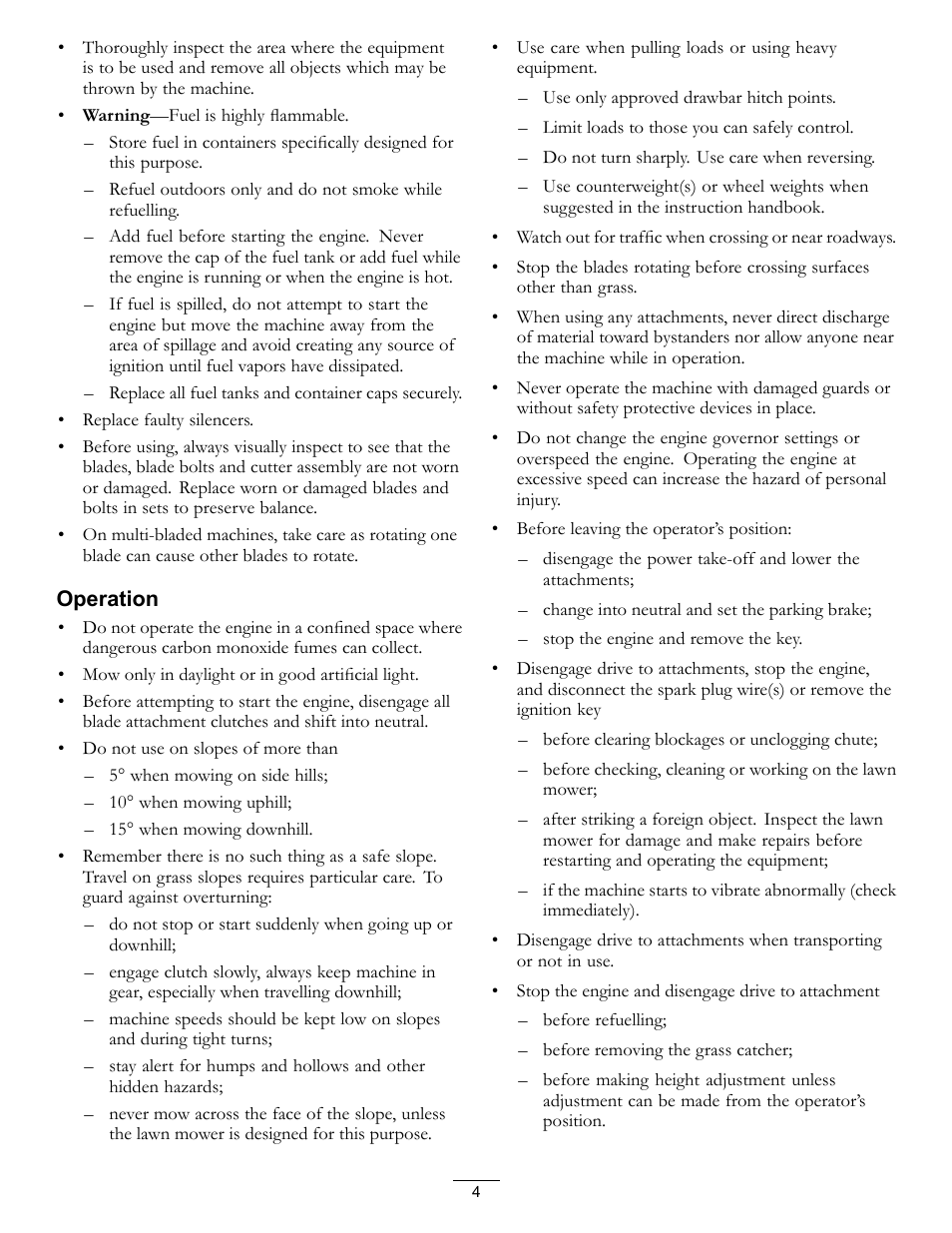 Hayter Mowers RT380H User Manual | Page 4 / 52