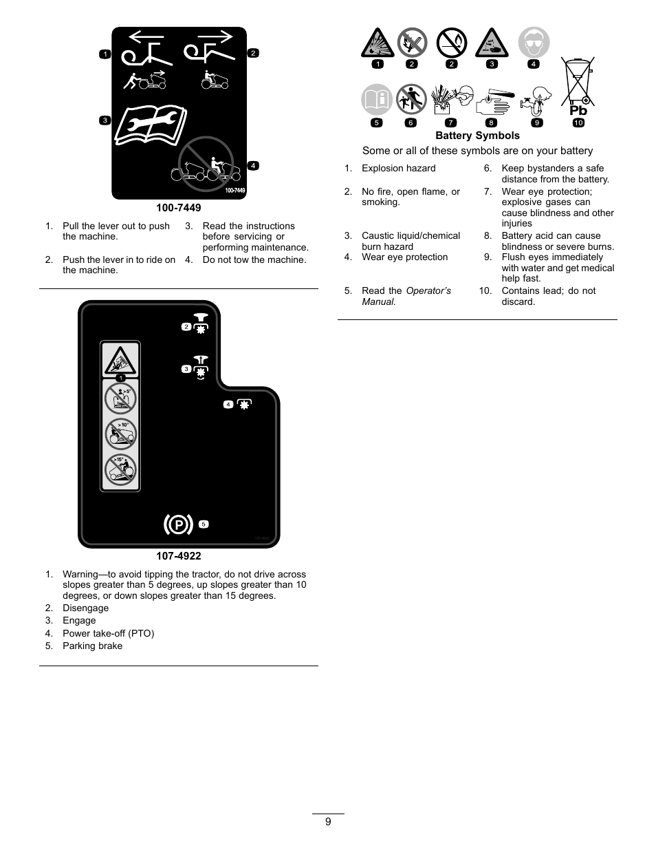 Hayter Mowers RT380H User Manual | Page 9 / 52