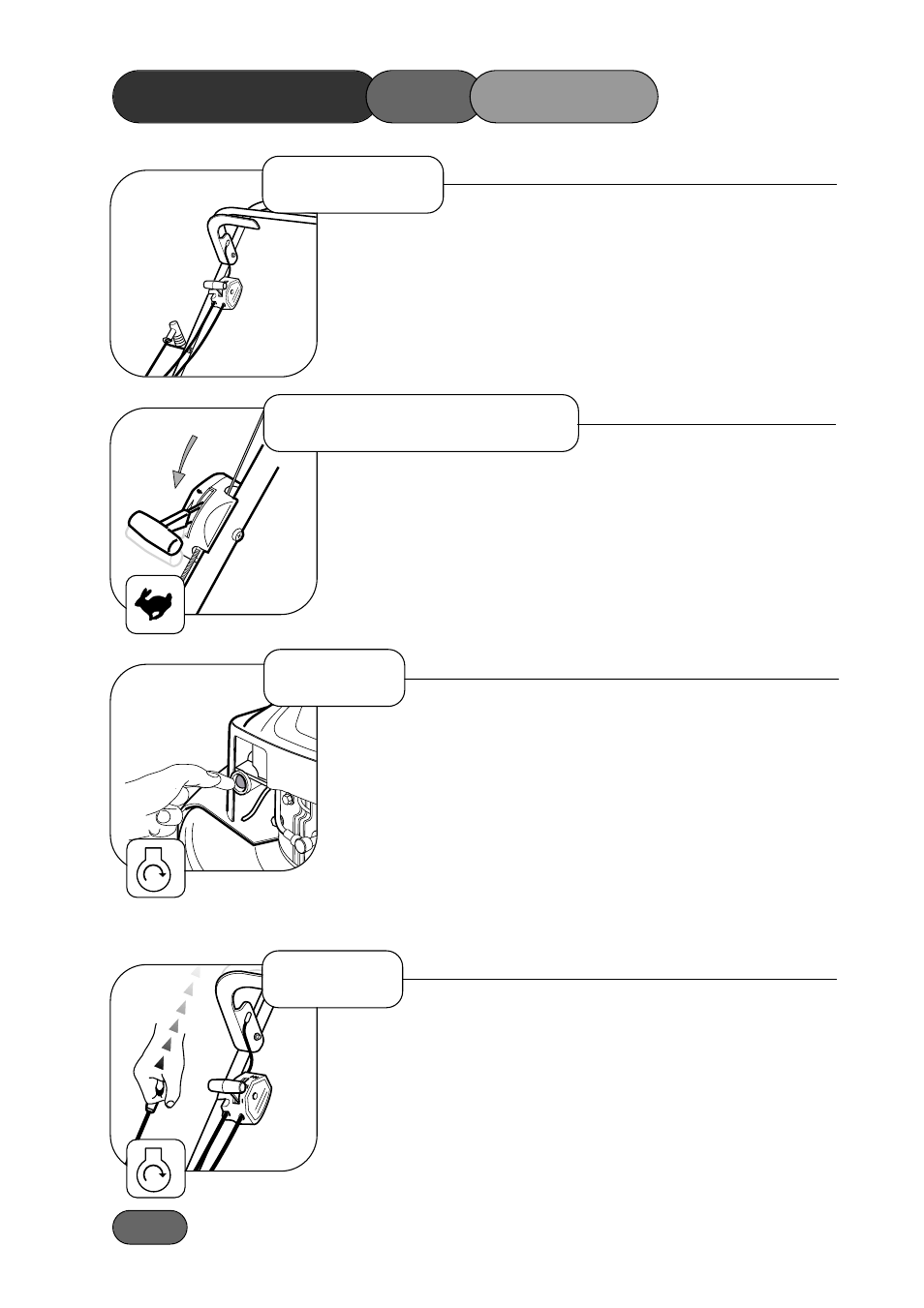 Controls starting - step 1, Operating the mower step 2 step 3 | Hayter Mowers Double 3 533A User Manual | Page 12 / 33