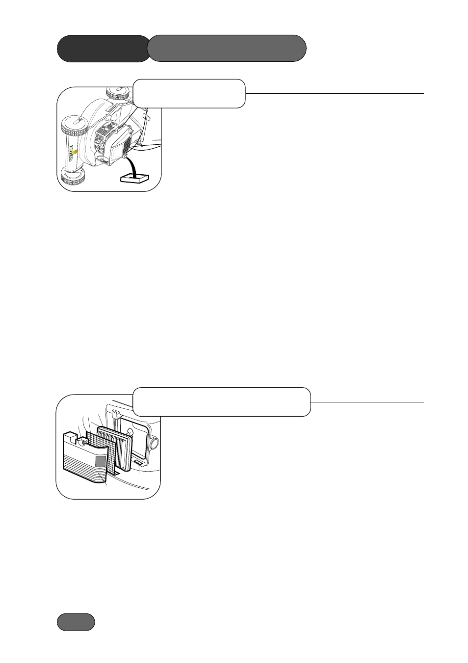 Mower, Oil service air cleaner service maintenance | Hayter Mowers Double 3 533A User Manual | Page 20 / 33