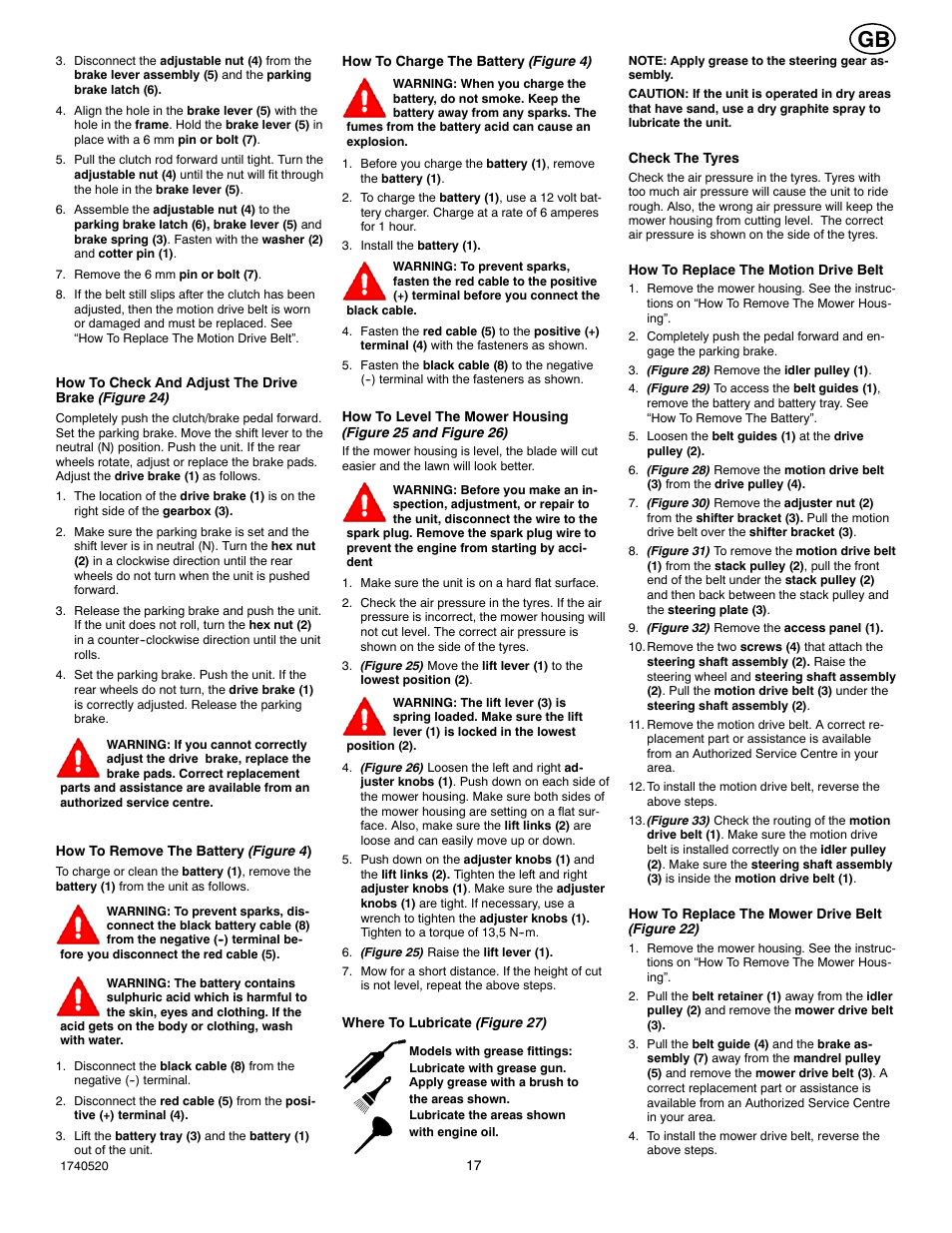 Hayter Mowers 13/30 User Manual | Page 17 / 20