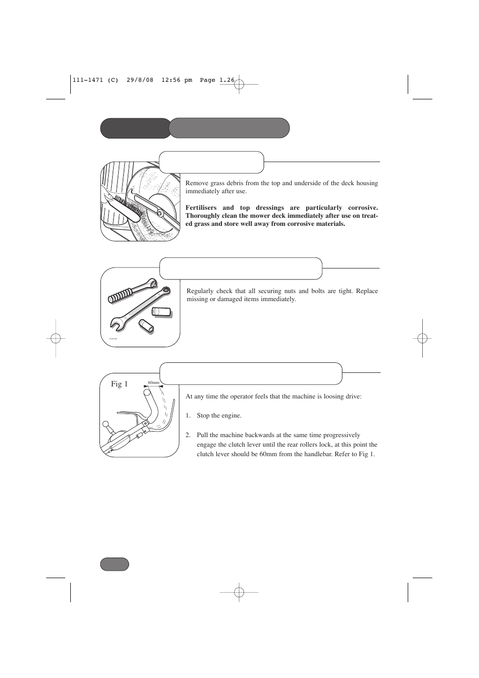 Hayter Mowers Harrier 56 561F User Manual | Page 26 / 44