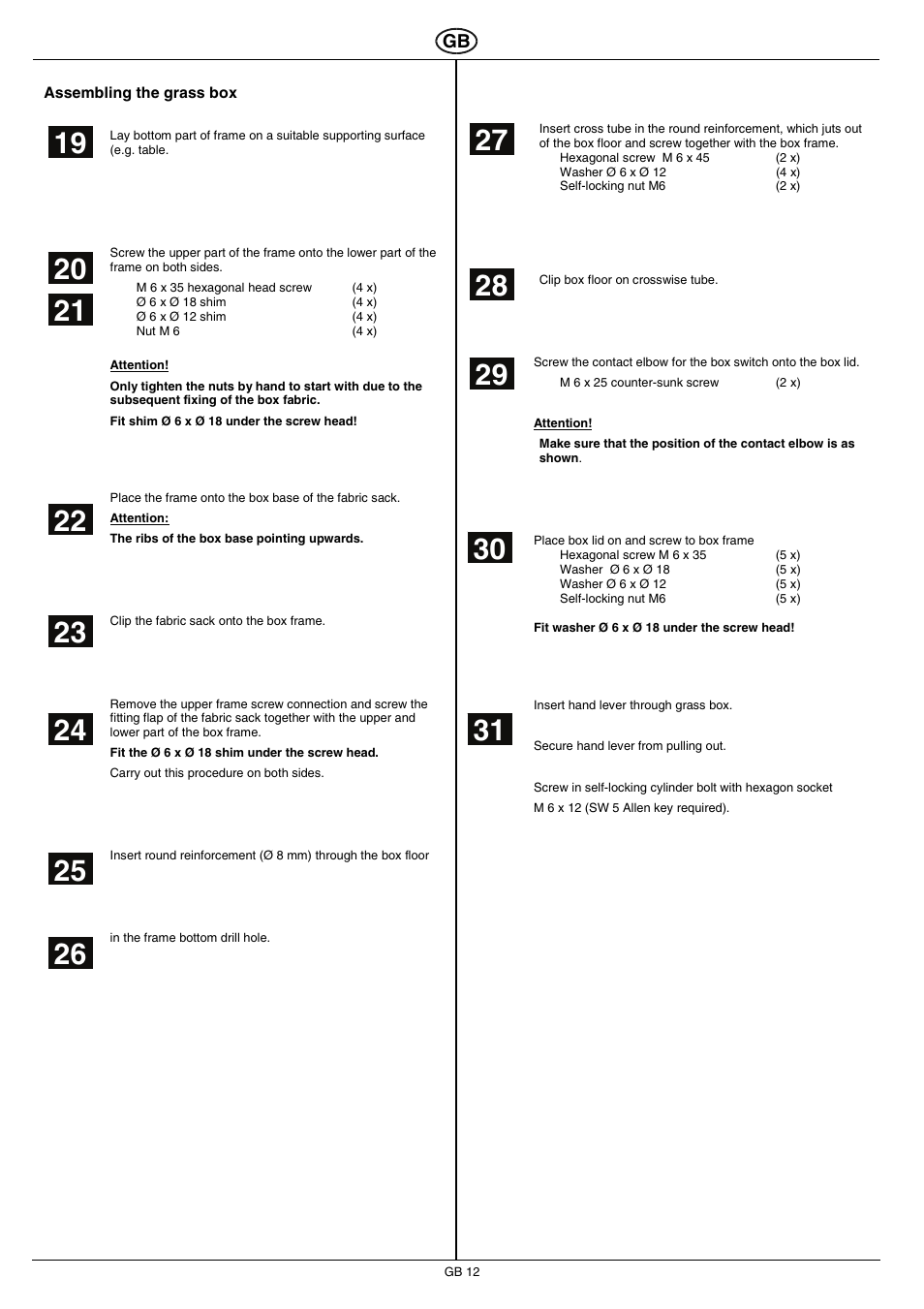 Hayter Mowers RS 14/82 User Manual | Page 12 / 22