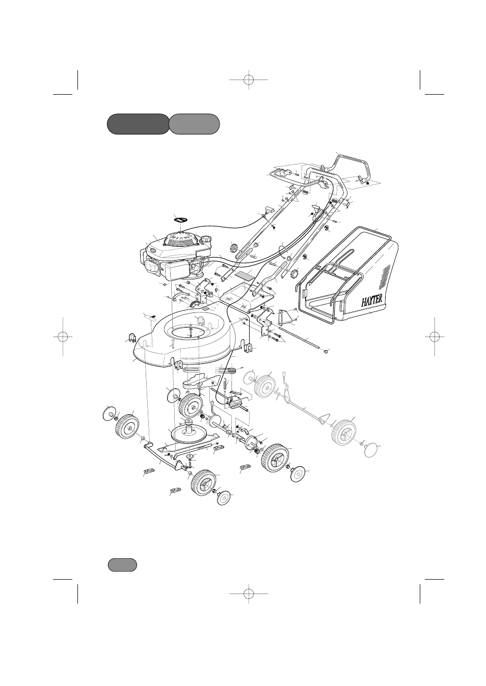 Parts list, Briggs & s tra tto n | Hayter Mowers Motif 434A User Manual | Page 34 / 36