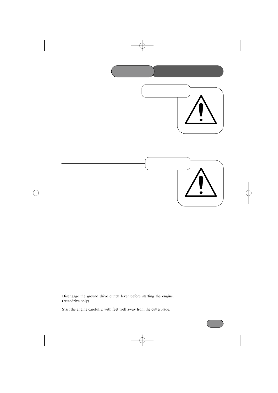Precautions, Operation preparation safety | Hayter Mowers Motif 434A User Manual | Page 9 / 36