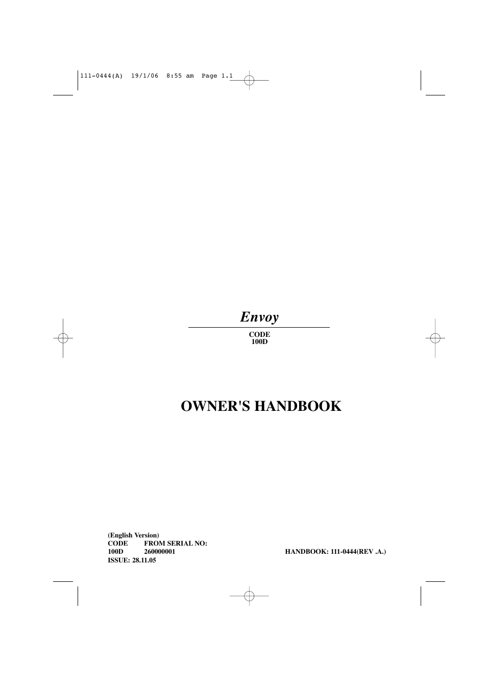 Hayter Mowers Envoy Lawn Mower 100D User Manual | 32 pages