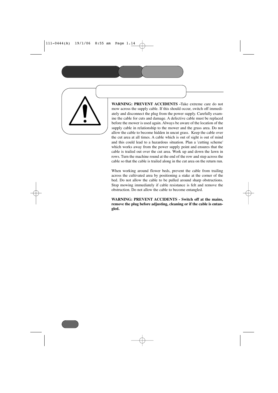 Safe mower practice operating the mower | Hayter Mowers Envoy Lawn Mower 100D User Manual | Page 14 / 32