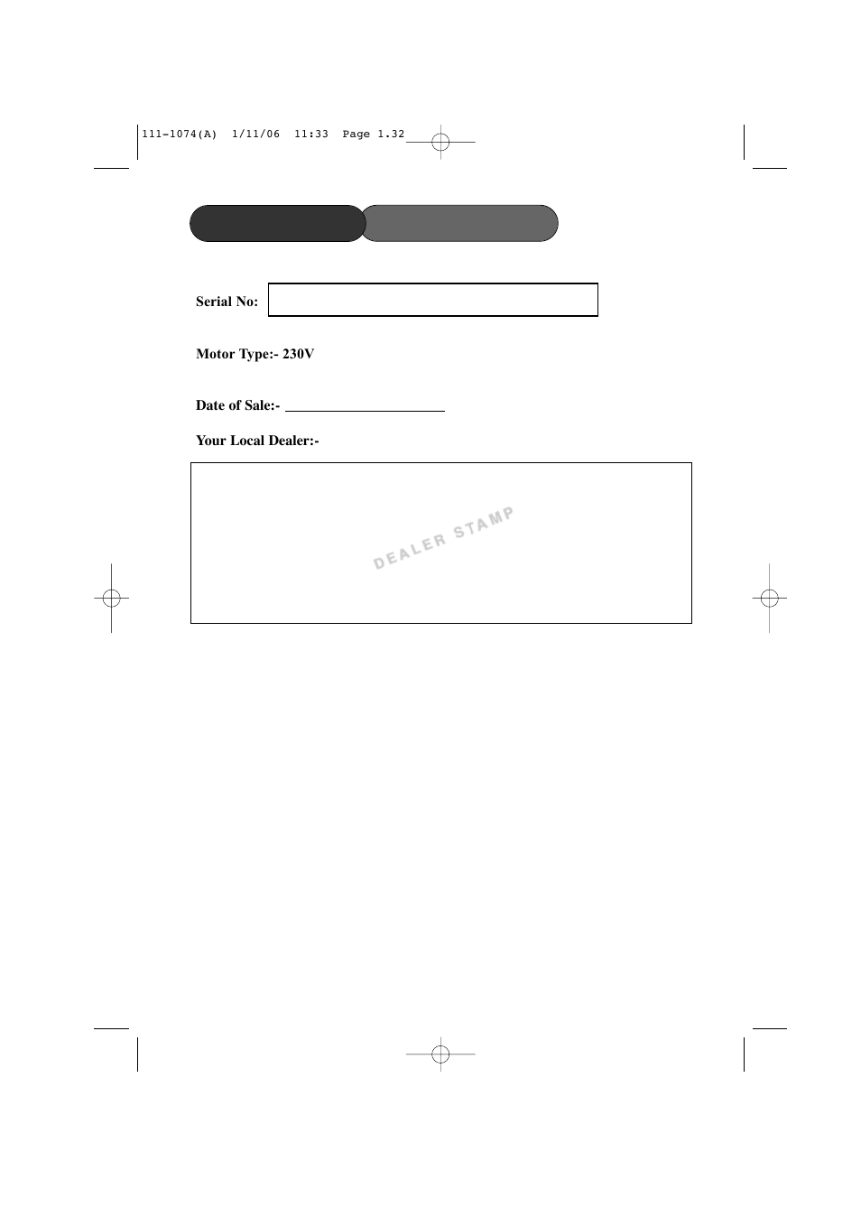 Customer information | Hayter Mowers Envoy 36 User Manual | Page 32 / 32