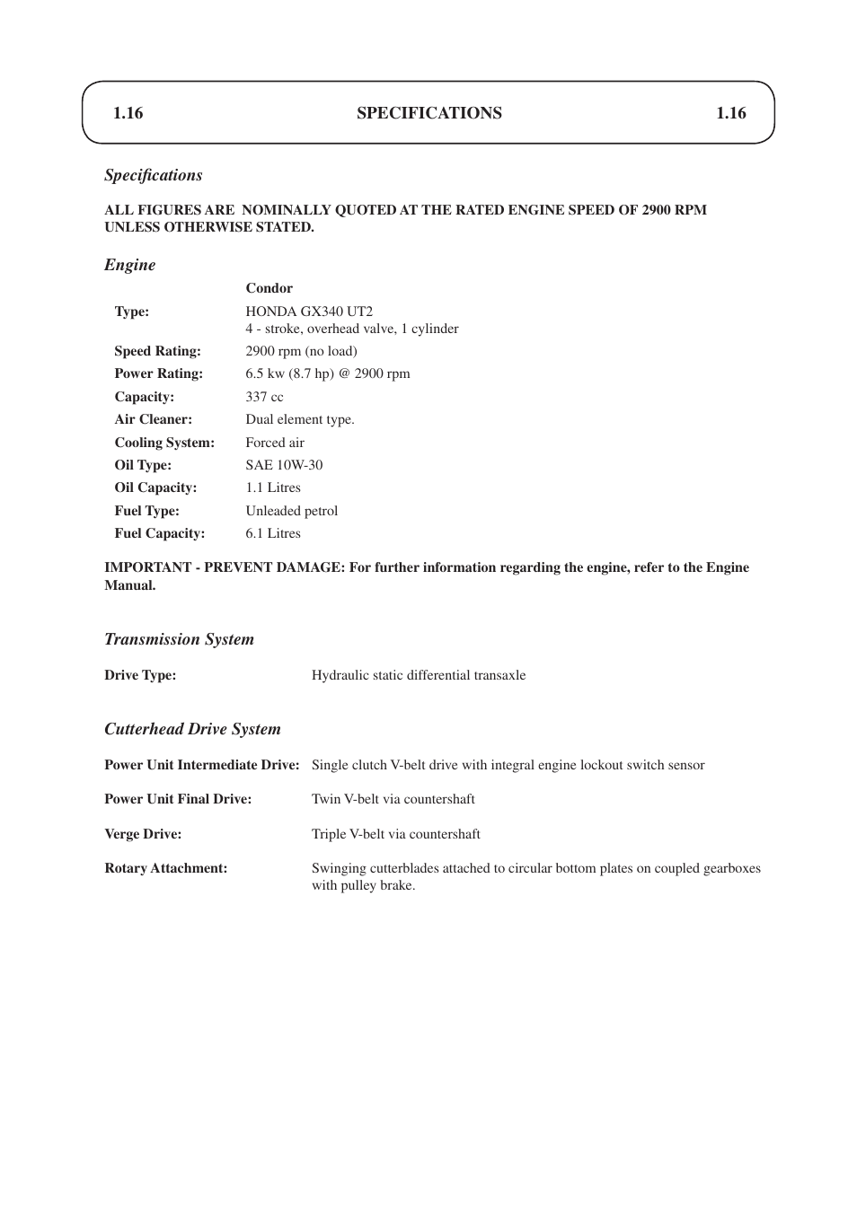 Hayter Mowers Condor hydrostatic Drive 510D User Manual | Page 16 / 52