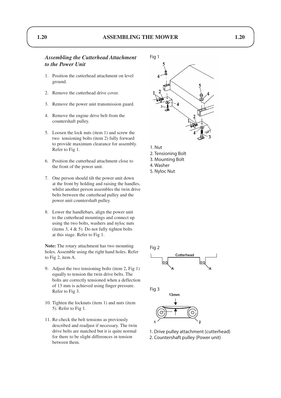 Hayter Mowers Condor hydrostatic Drive 510D User Manual | Page 20 / 52
