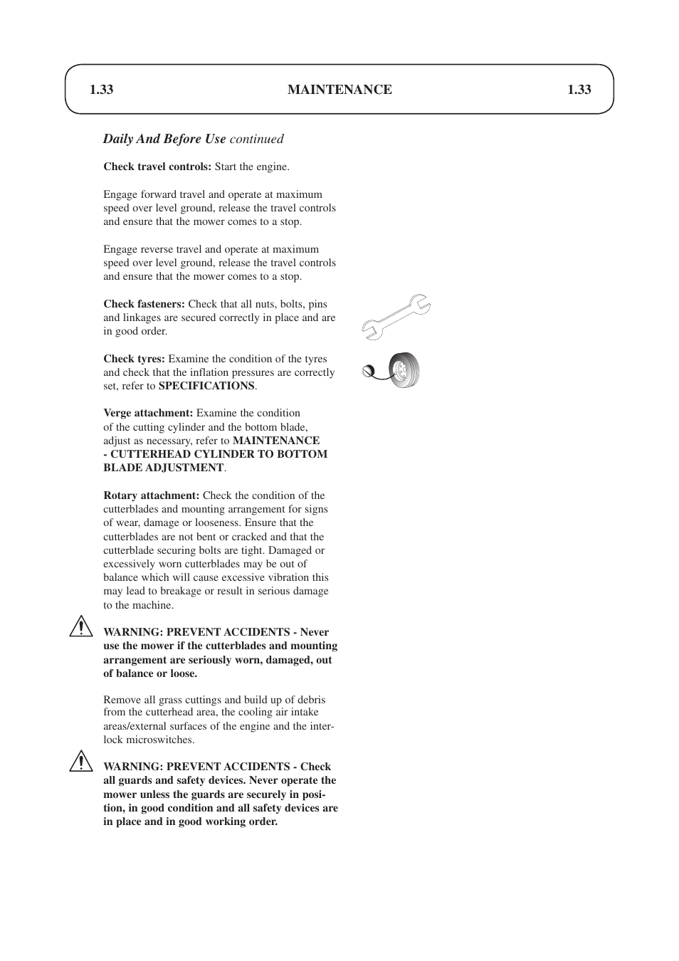 Hayter Mowers Condor hydrostatic Drive 510D User Manual | Page 33 / 52