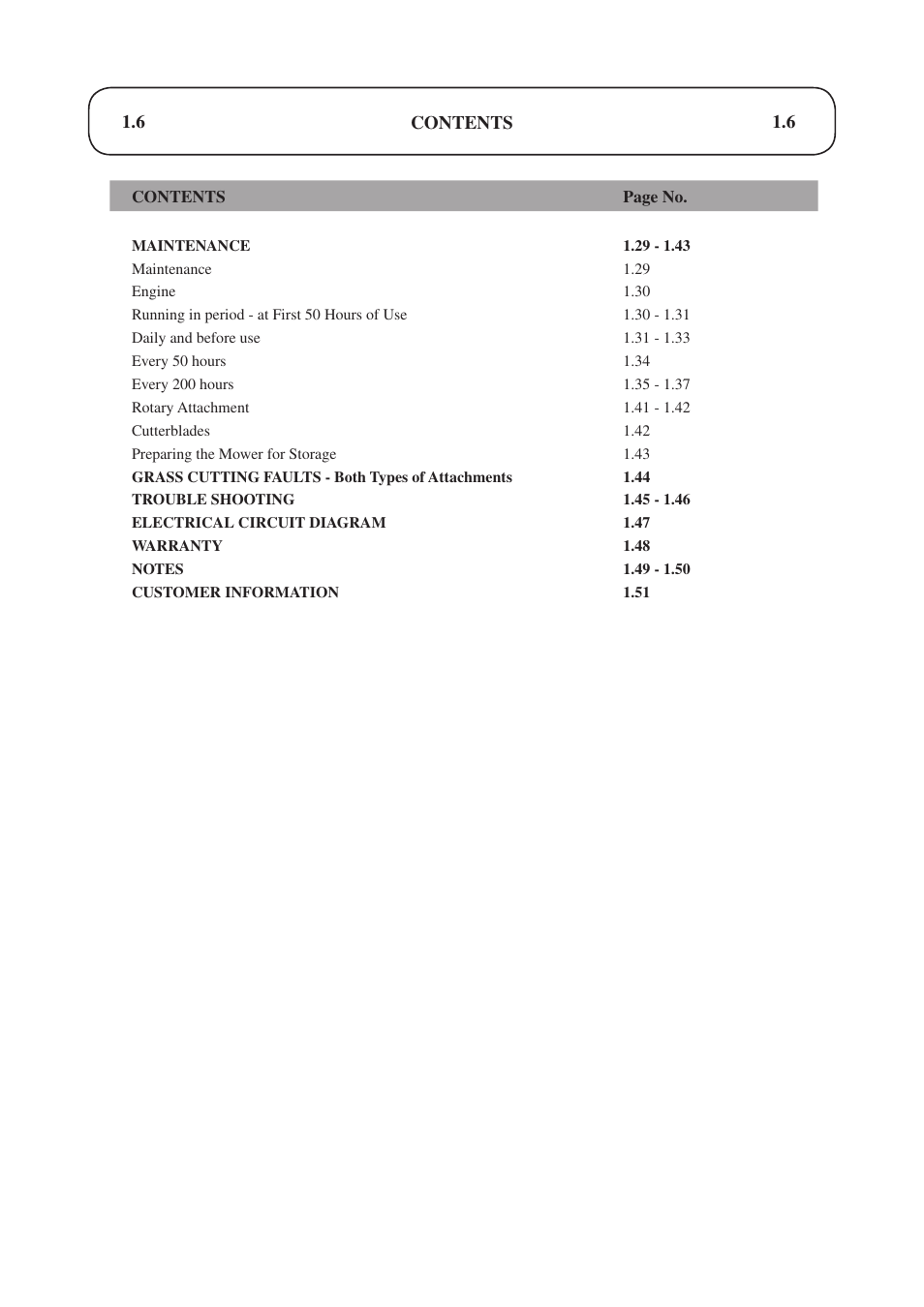 Hayter Mowers Condor hydrostatic Drive 510D User Manual | Page 6 / 52