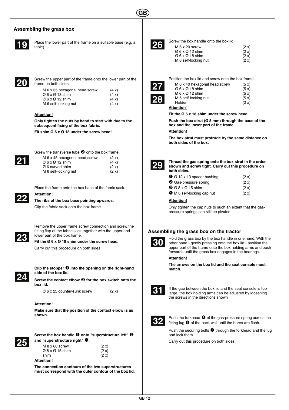 Hayter Mowers RS 17/102H User Manual | Page 12 / 22