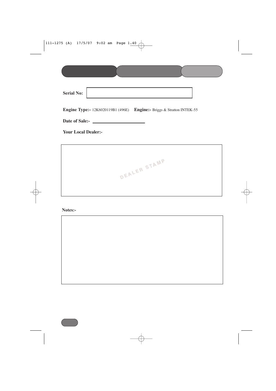 Hayter Mowers Harrier 48 PRO User Manual | Page 40 / 40