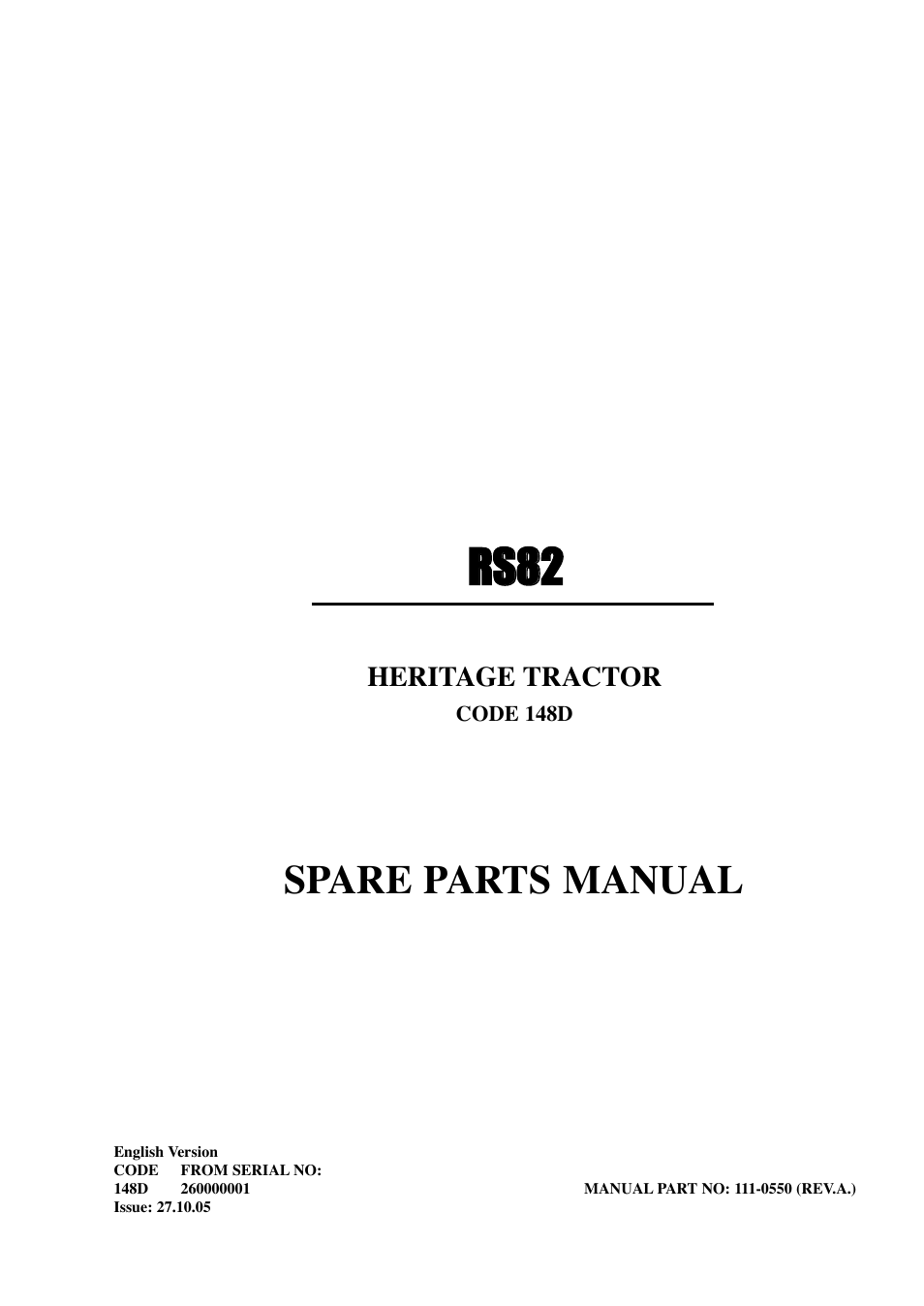 Hayter Mowers RS82 User Manual | 30 pages