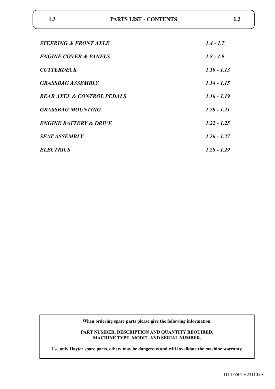 Hayter Mowers RS82 User Manual | Page 3 / 30