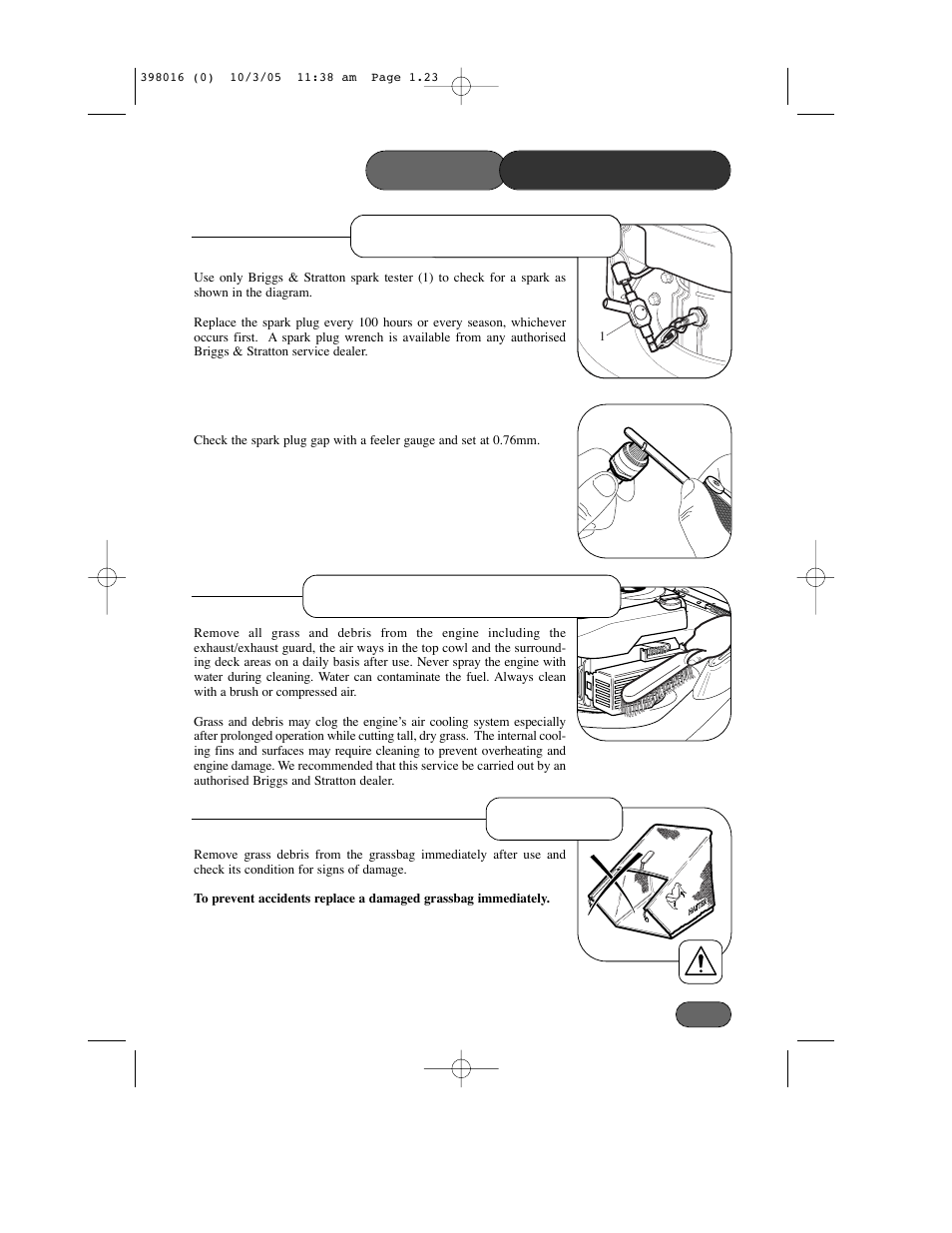 Hayter Mowers Ranger 399C User Manual | Page 23 / 40