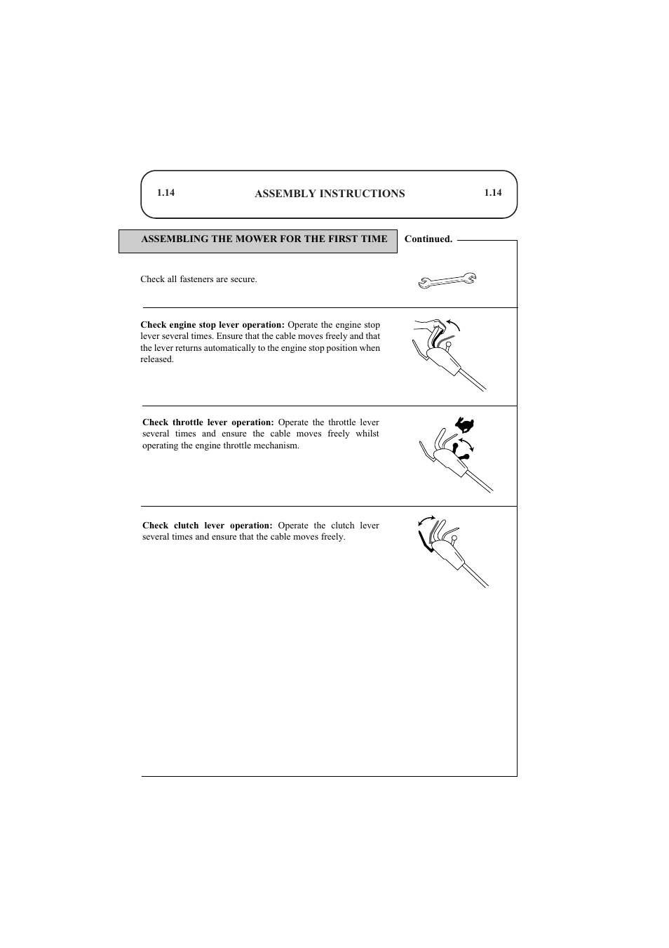 Assembly instructions | Hayter Mowers Ranger 53 Pro User Manual | Page 14 / 44