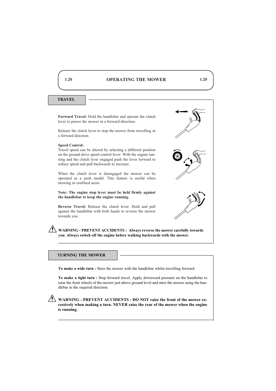 Operating the mower | Hayter Mowers Ranger 53 Pro User Manual | Page 20 / 44