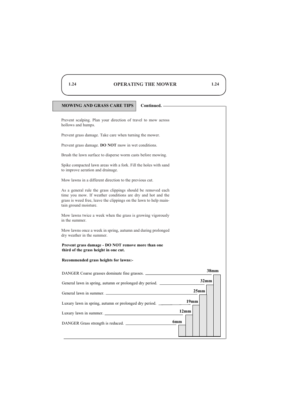 Hayter Mowers Ranger 53 Pro User Manual | Page 24 / 44