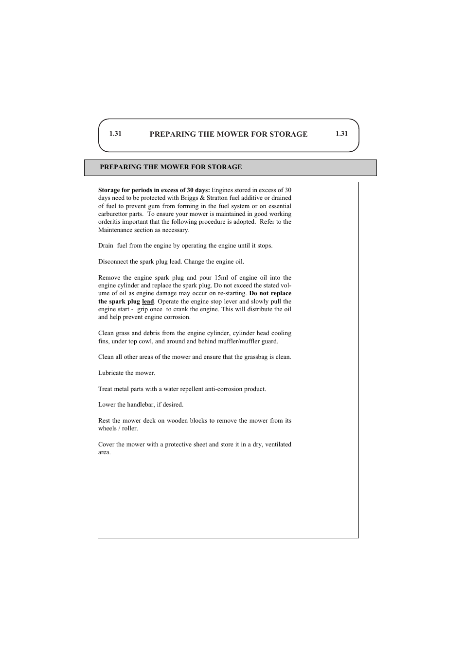 Hayter Mowers Ranger 53 Pro User Manual | Page 31 / 44