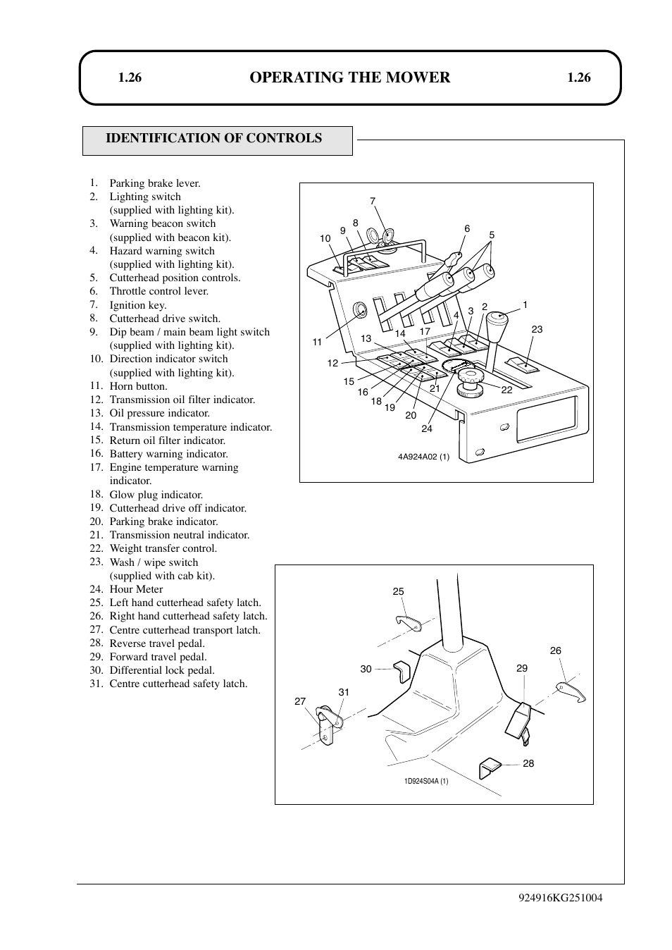 Operating the mower | Hayter Mowers LT324 User Manual | Page 26 / 80