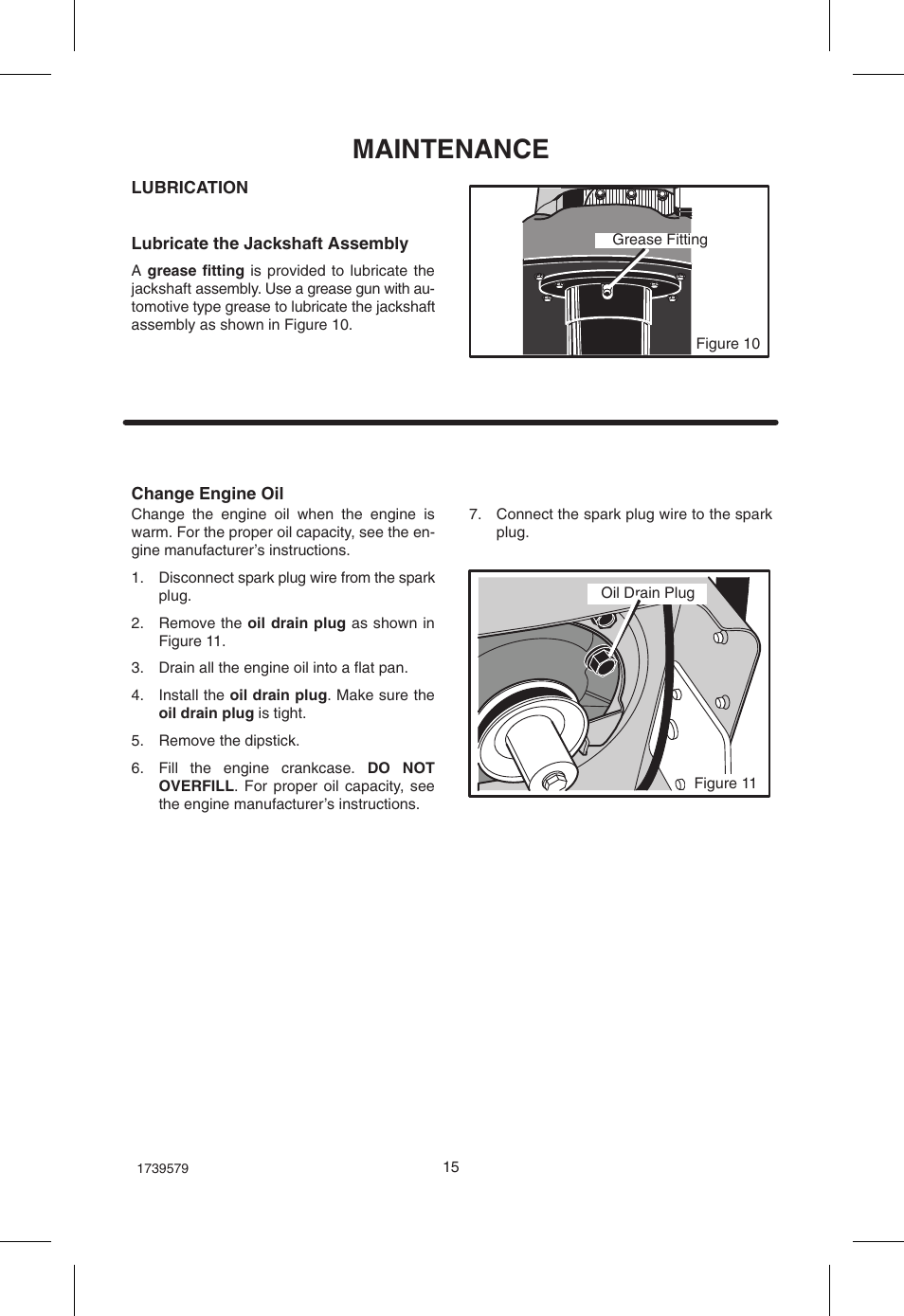 Maintenance | Hayter Mowers Powertrim 407F User Manual | Page 15 / 30
