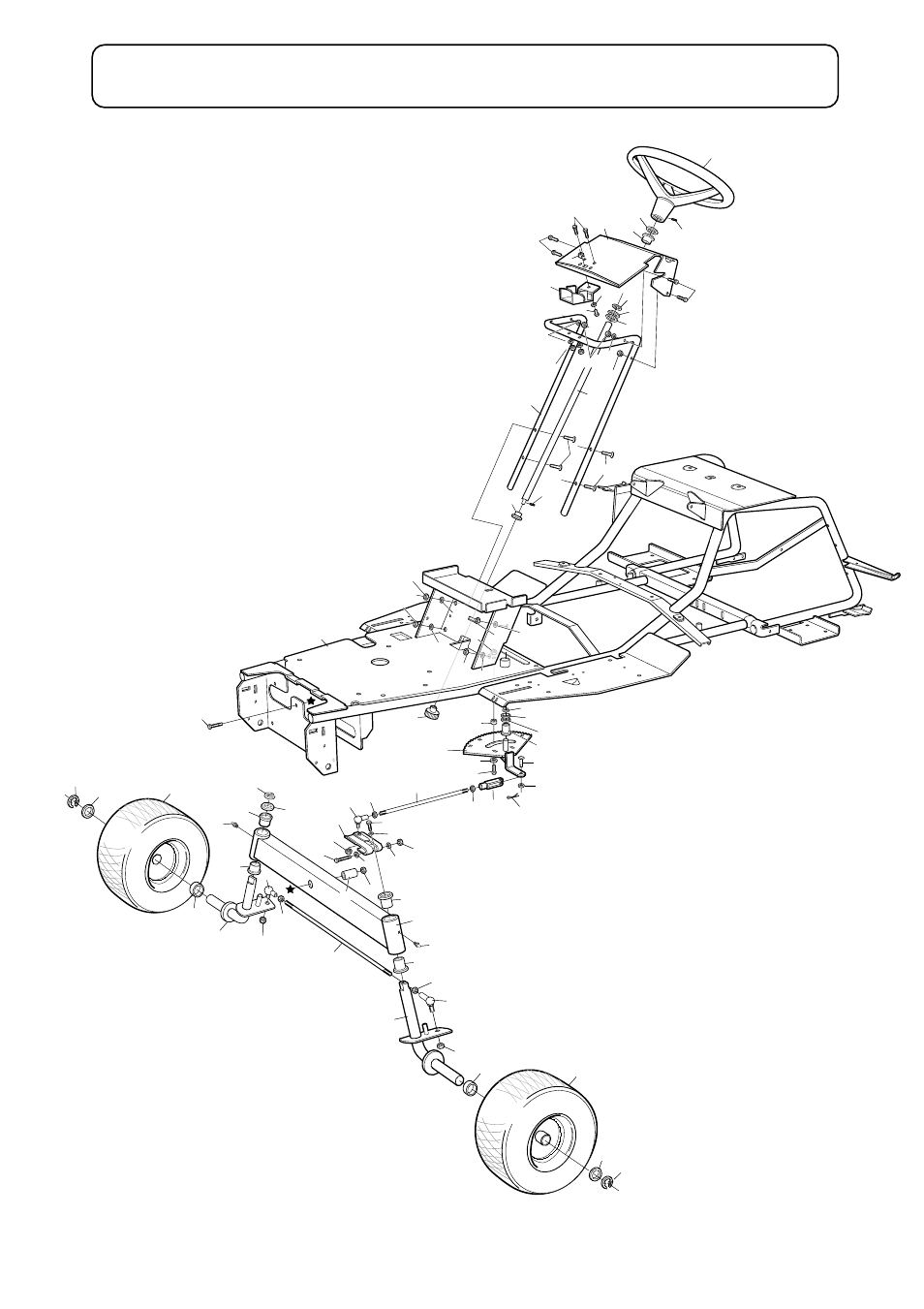 Steering & front axle 1.4 1.4 | Hayter Mowers RS102H User Manual | Page 4 / 28