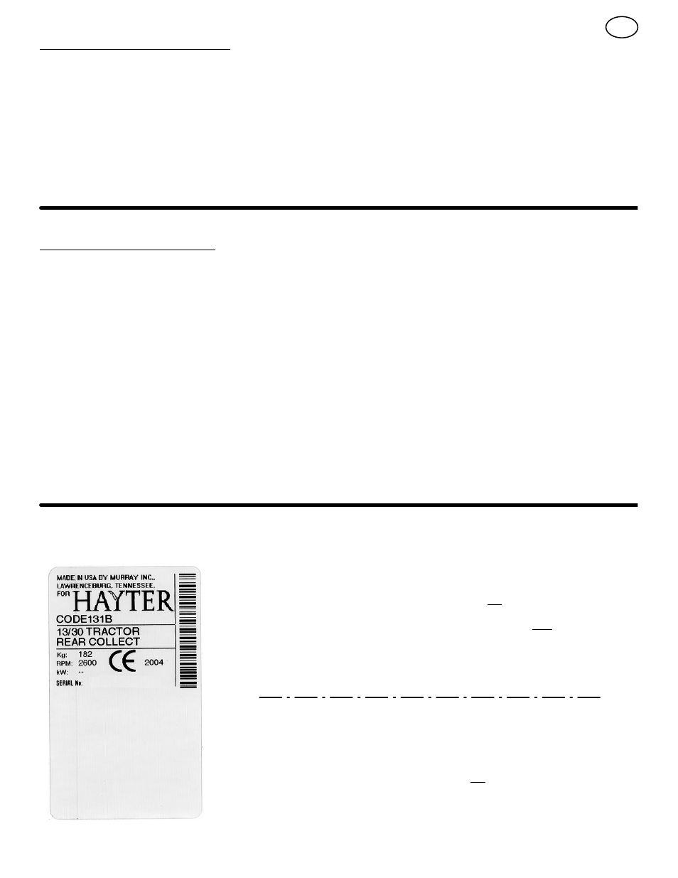 Hayter Mowers E131B User Manual | Page 11 / 42