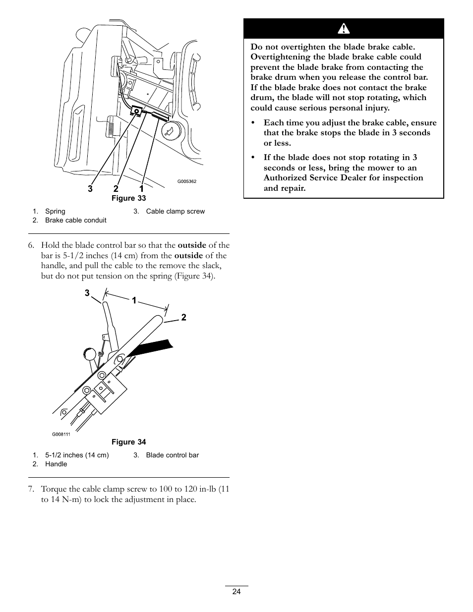 Figure 33) | Hayter Mowers 21in Heavy-Duty Walk-Behind Rotary mower 455E User Manual | Page 24 / 32