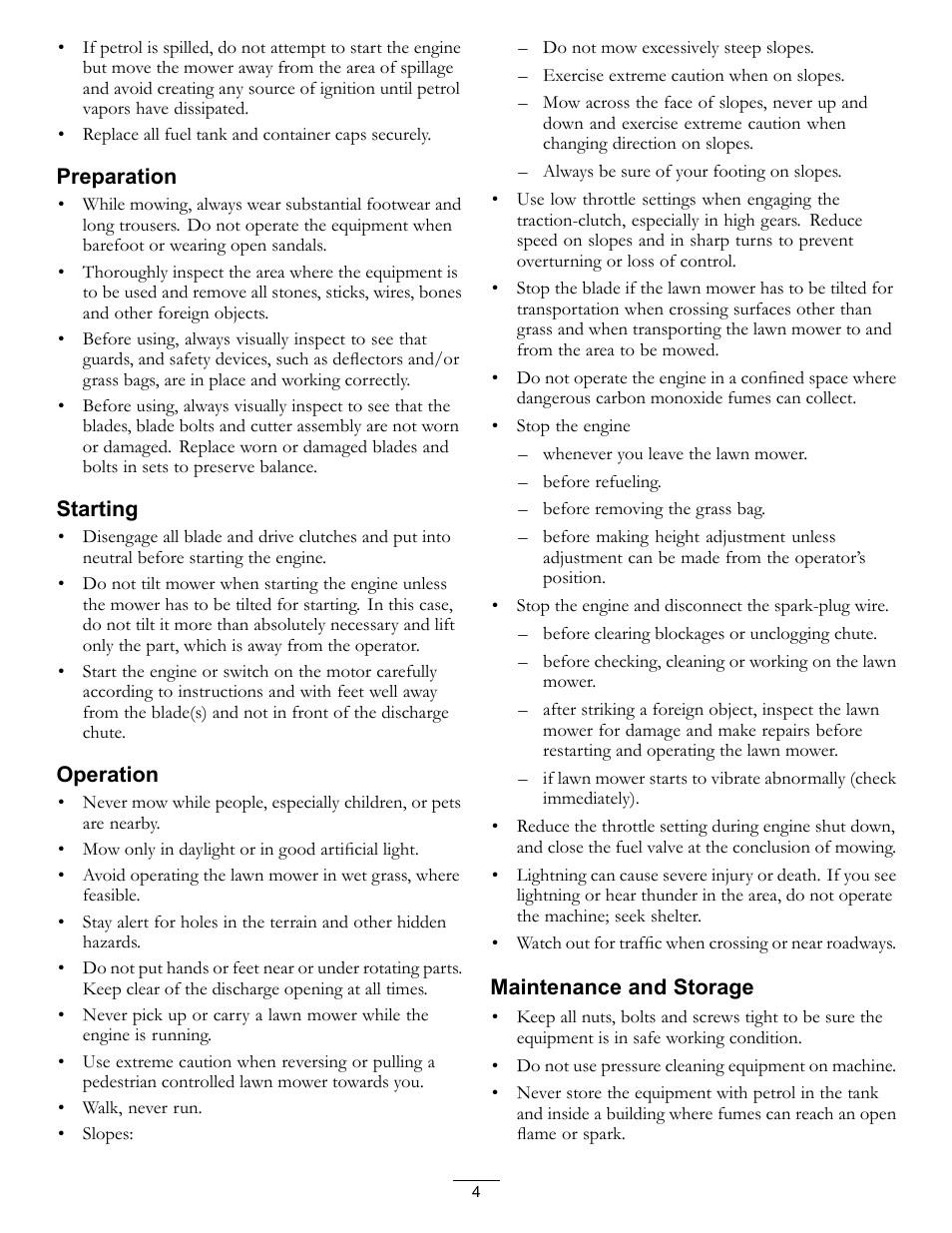 Hayter Mowers 21in Heavy-Duty Walk-Behind Rotary mower 455E User Manual | Page 4 / 32