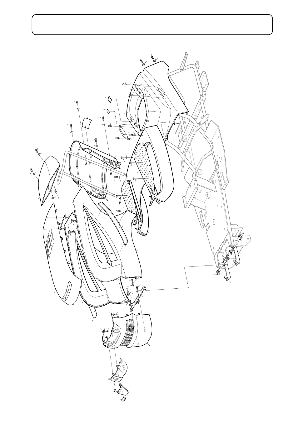 Engine cover and panels 1.6 1.6 | Hayter Mowers RRS82H User Manual | Page 6 / 26