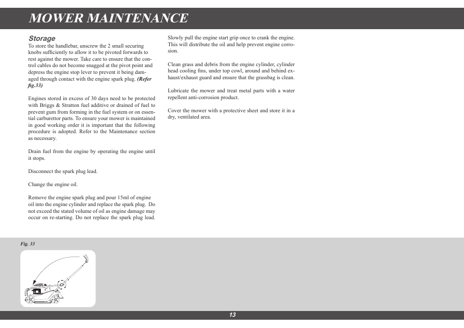 Mower maintenance | Hayter Mowers Hayter Sprint 41 616E User Manual | Page 13 / 18