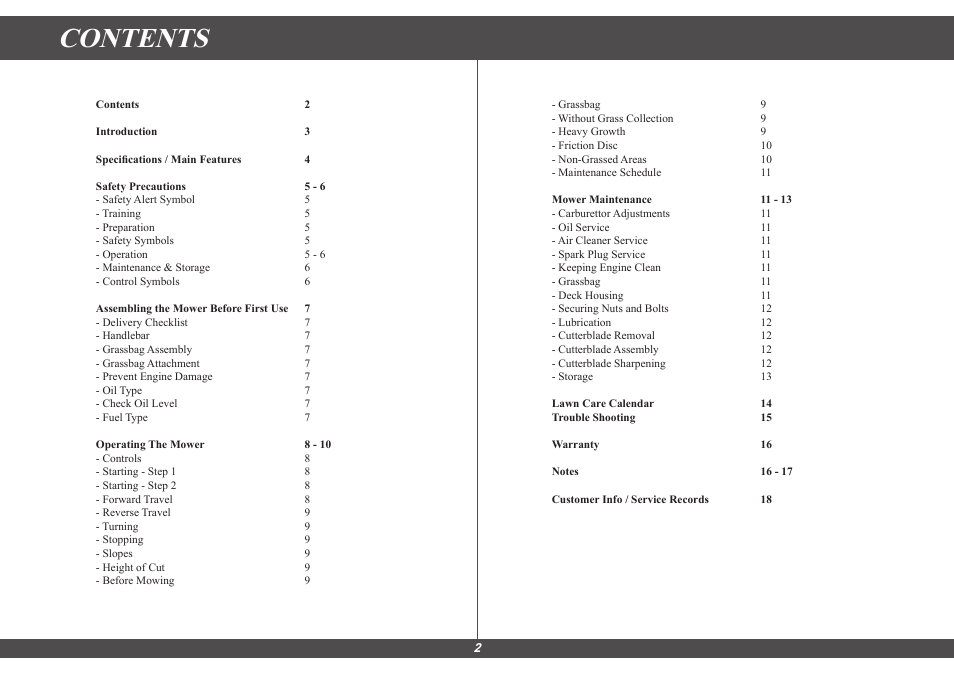 Hayter Mowers Hayter Sprint 41 616E User Manual | Page 2 / 18