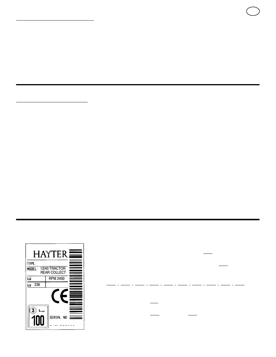 Hayter Mowers Heritage Tractor CODE144S User Manual | Page 12 / 52