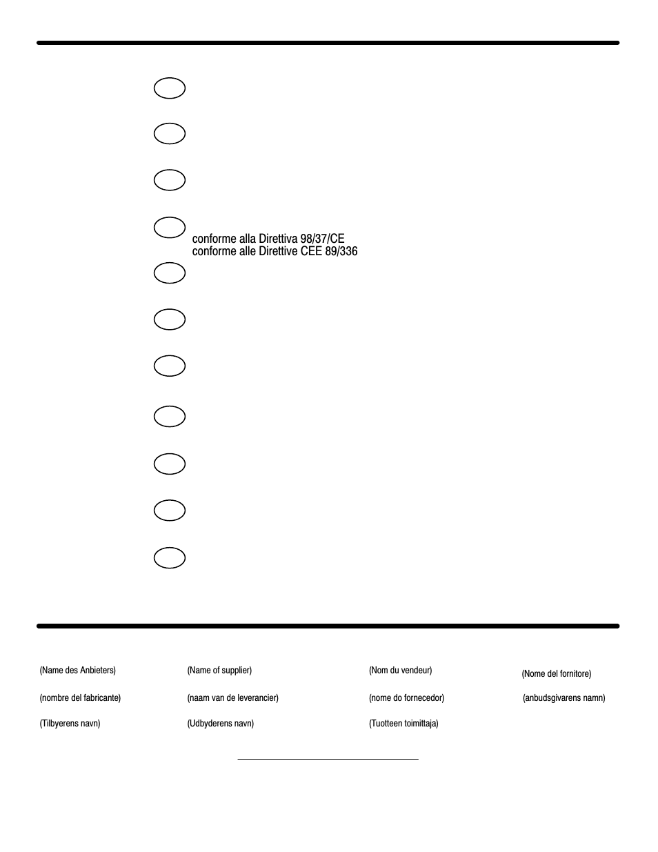 Eg–konformitätserklärung, Ec certificate of conformity, Déclaration de conformité pour la cee | Certificato di conformita’ comunitario, Declaración de conformidad, Eg–conformiteitsverklaring, Eu–konformitetsintyg, Eu–konformitetserklæring, Eu–overensstemmelseserklæring, Ey: n vaatimustenmukaisuusilmoitus | Hayter Mowers Heritage Tractor CODE144S User Manual | Page 50 / 52