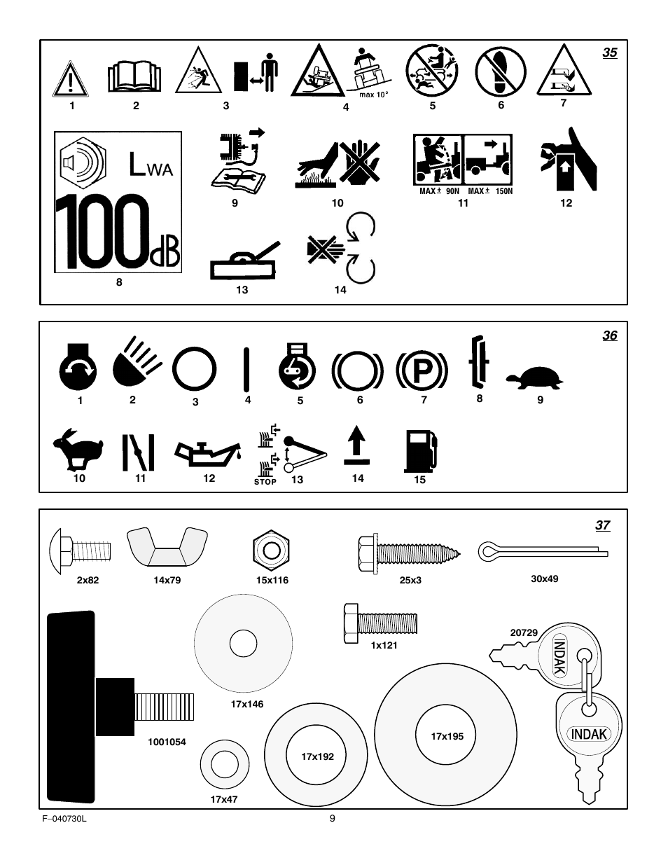 Hayter Mowers Heritige Tractor CODE131B User Manual | Page 9 / 40