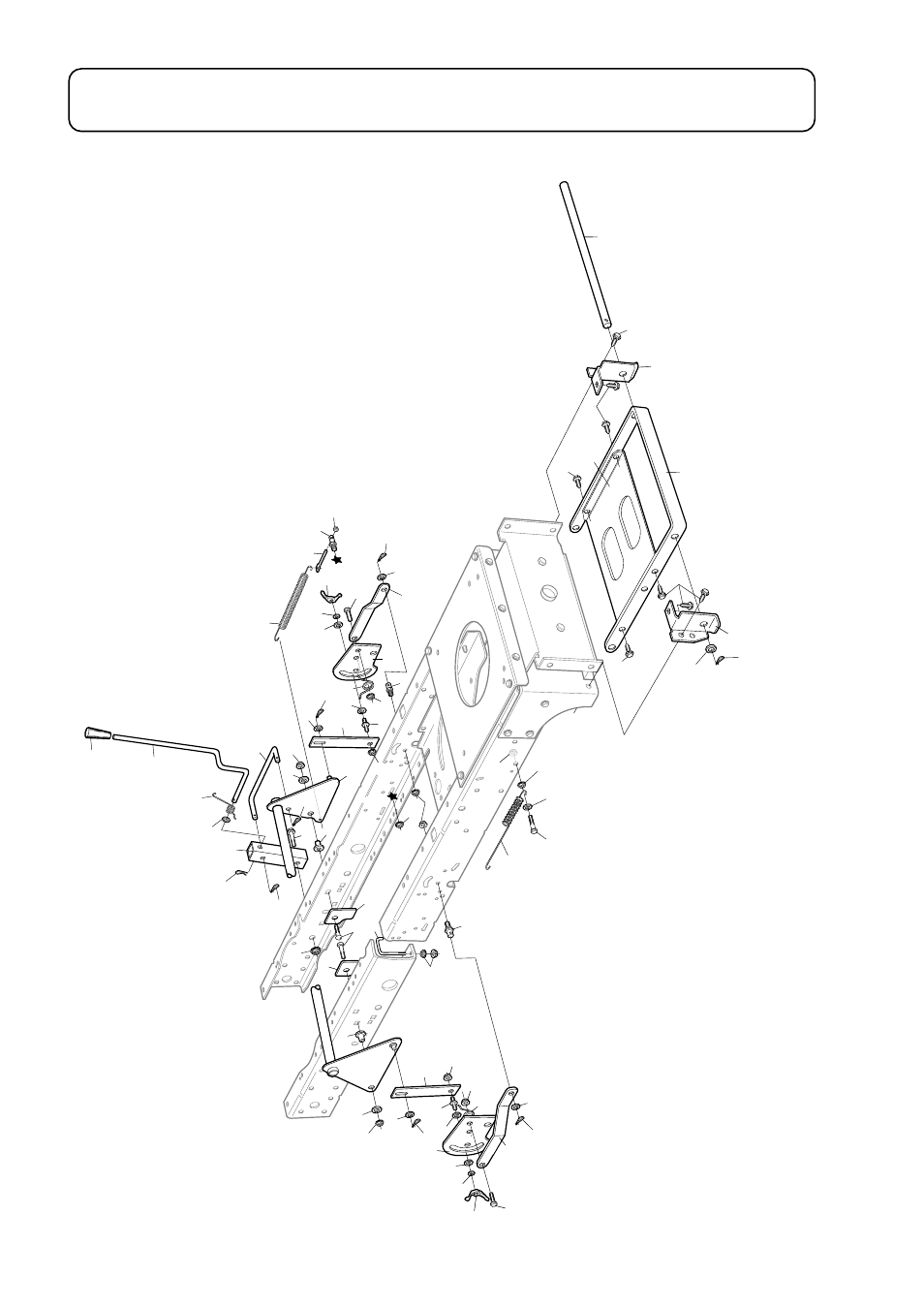 Parts list - cutterdeck suspension 1.6 1.6 | Hayter Mowers SST38/ST42 User Manual | Page 6 / 31
