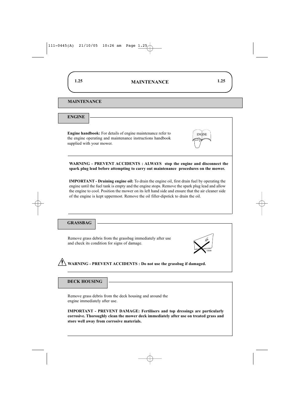 Hayter Mowers Ranger 53 Pro 396D User Manual | Page 27 / 44