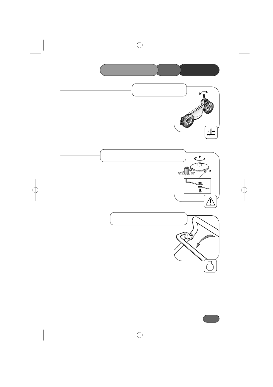 Operating, Cutterblade operation the mower, Non-grassed areas | Heavy growth | Hayter Mowers Hayterette 005A User Manual | Page 17 / 36