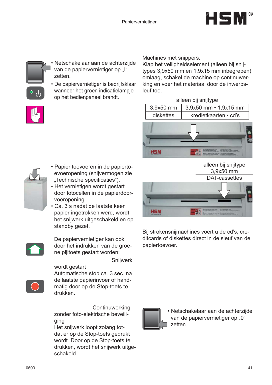 HSM 411.2 User Manual | Page 41 / 63