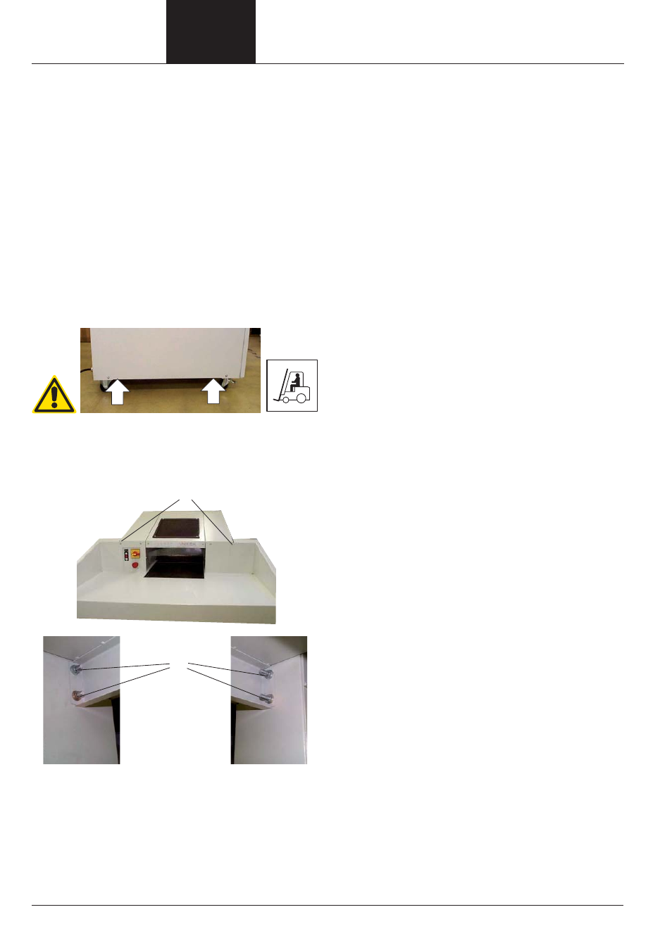 Transportation, installation | HSM FA 400.2 User Manual | Page 6 / 20