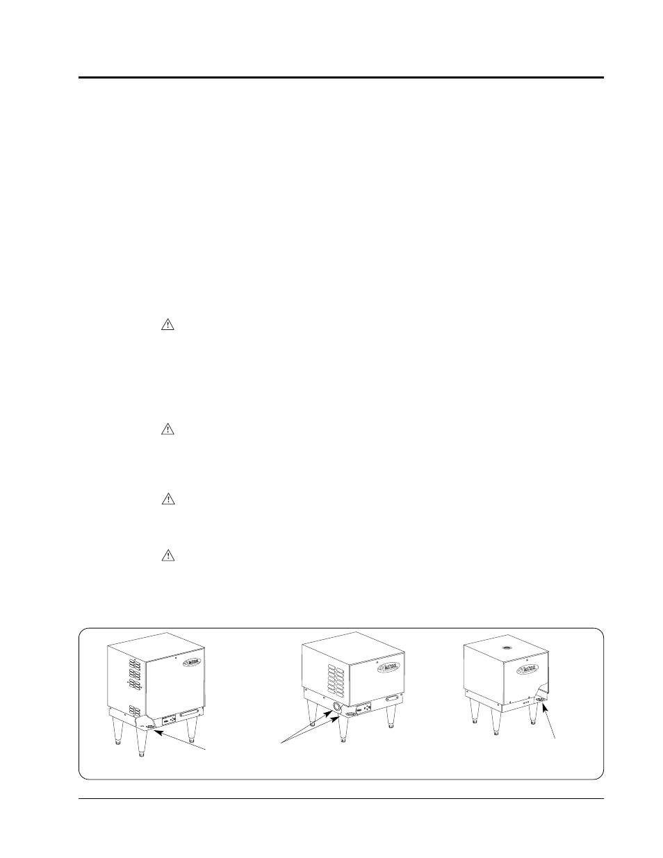 Installation | Hatco IMPERIAL "S" User Manual | Page 27 / 40
