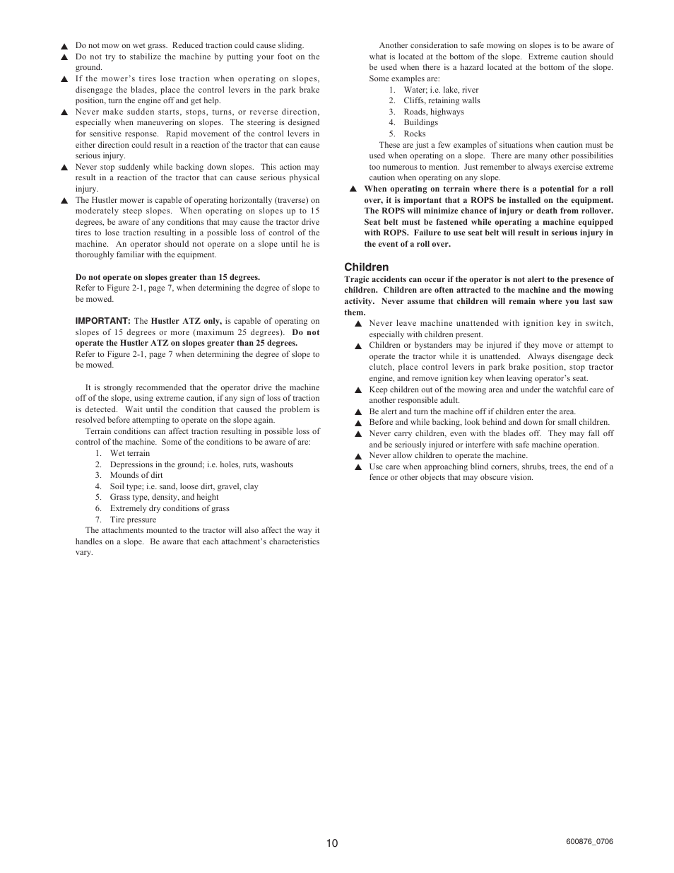 Hustler Turf Super Mini Z 52 User Manual | Page 11 / 37