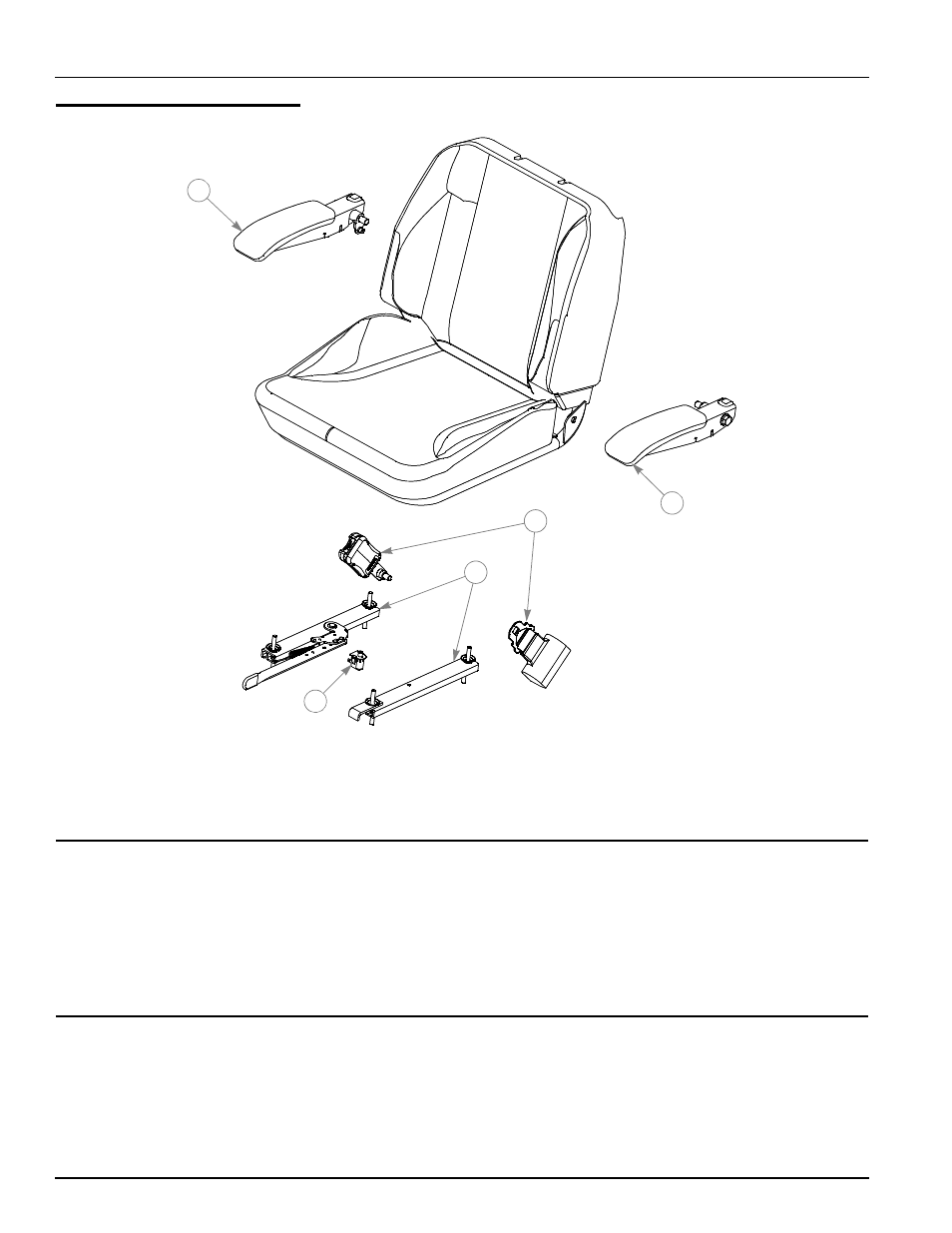 Seat service parts, Seat service parts -4 | Hustler Turf Automobile Accessories User Manual | Page 116 / 124