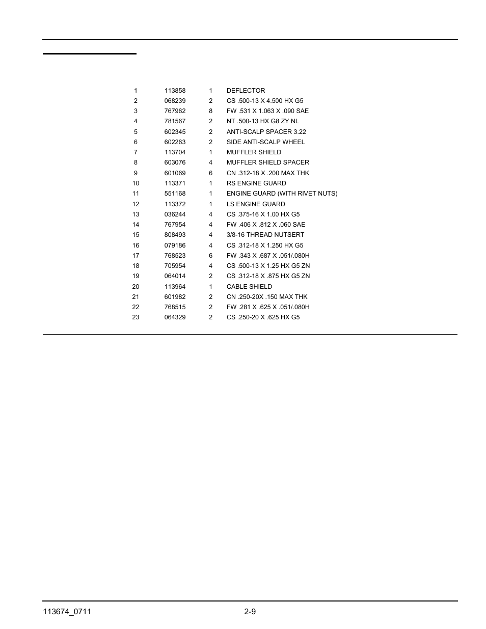 Engine guard | Hustler Turf Automobile Accessories User Manual | Page 15 / 124