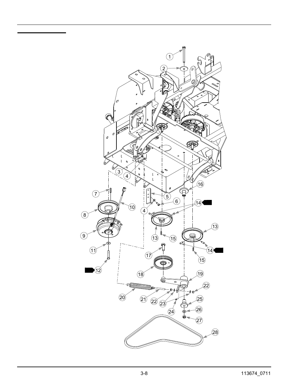 Pump drive, Pump drive -8 | Hustler Turf Automobile Accessories User Manual | Page 24 / 124