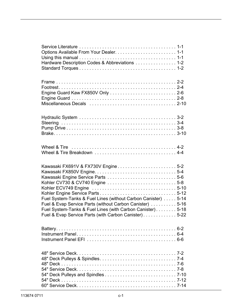 Hustler Turf Automobile Accessories User Manual | Page 3 / 124