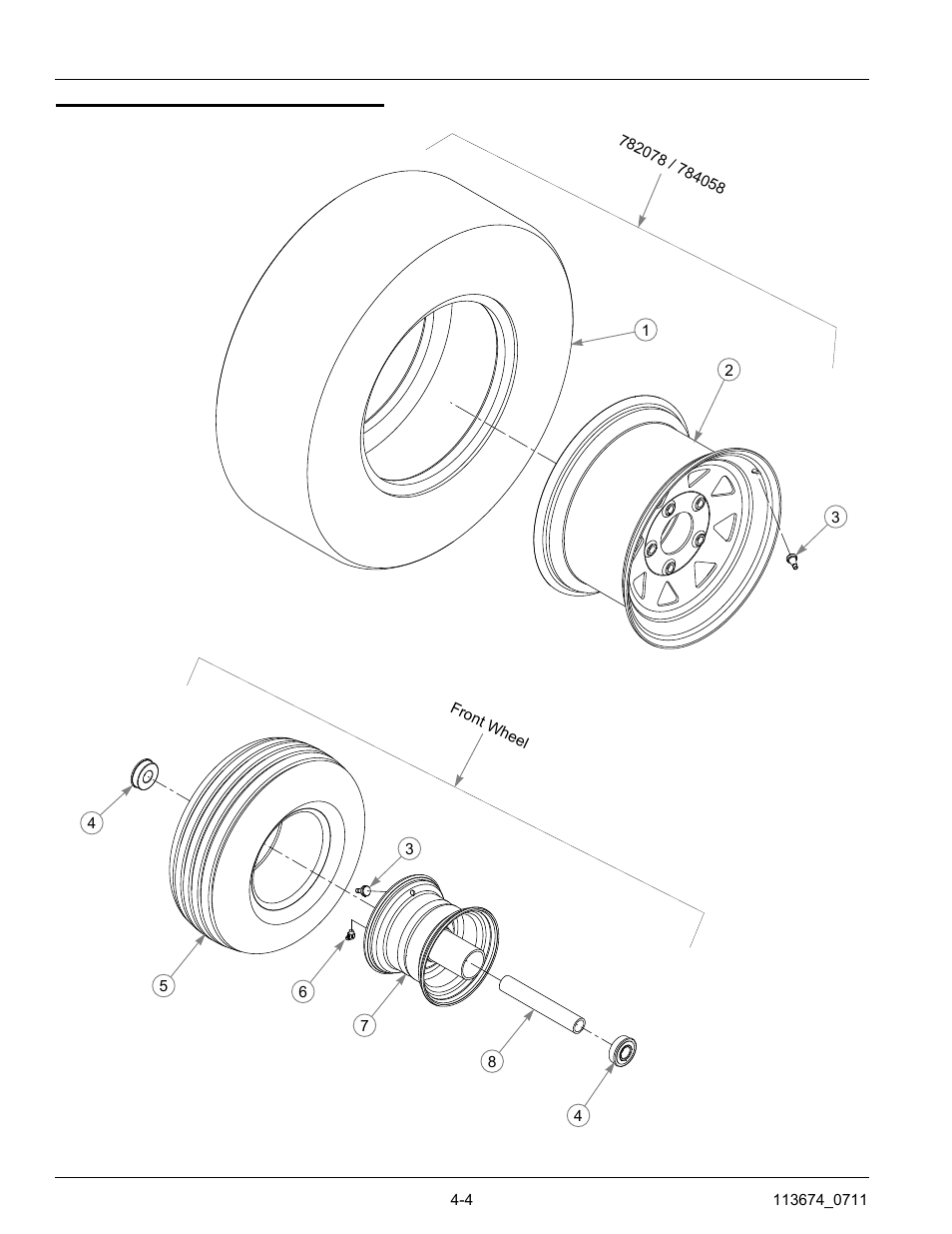 Wheel & tire breakdown, Wheel & tire breakdown -4 | Hustler Turf Automobile Accessories User Manual | Page 32 / 124